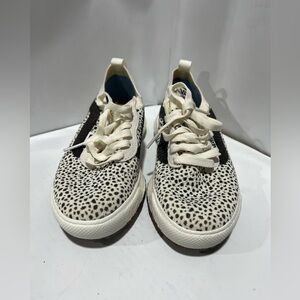 Spotted Sneakers with Black and White Design